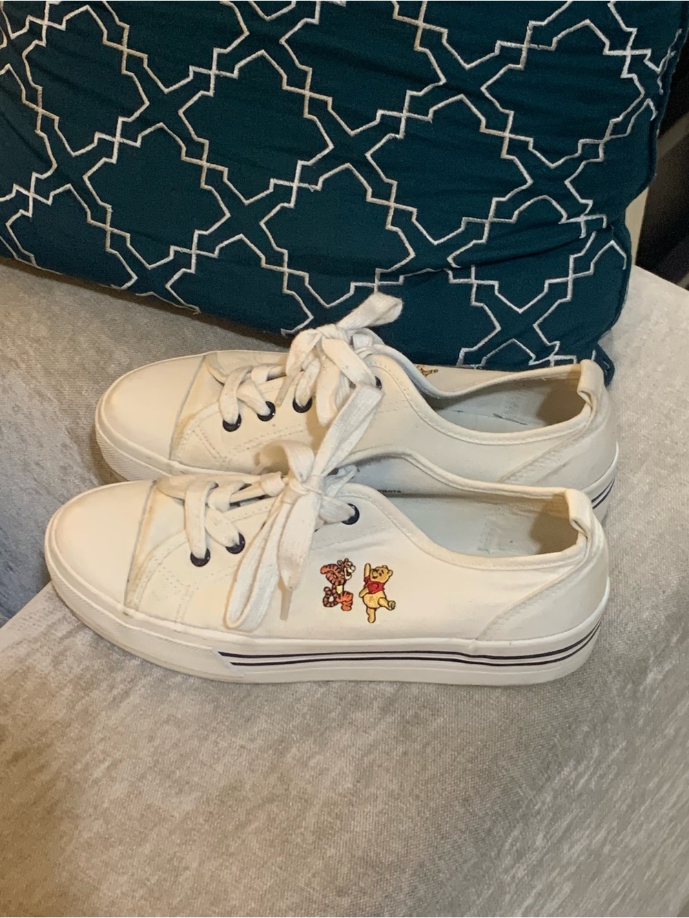 Vintage Winnie The Pooh And Tigger Sneakers